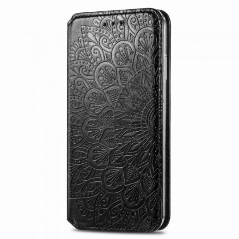 Folio Cover Samsung Galaxy A51 Custodia in pelle Mandala