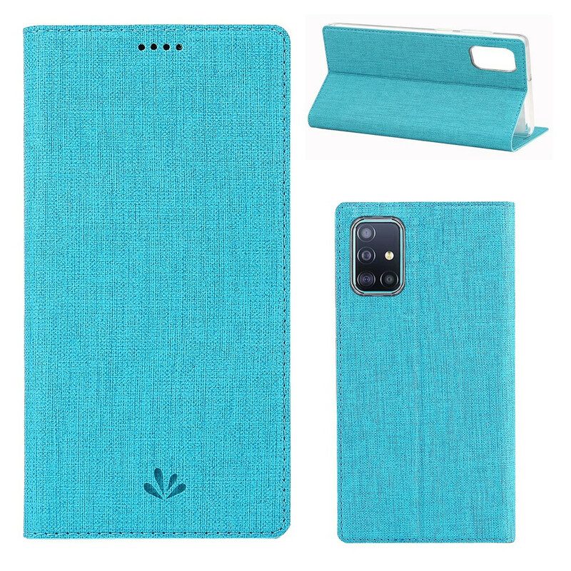 Folio Cover Samsung Galaxy A51 Custodia in pelle Strutturato