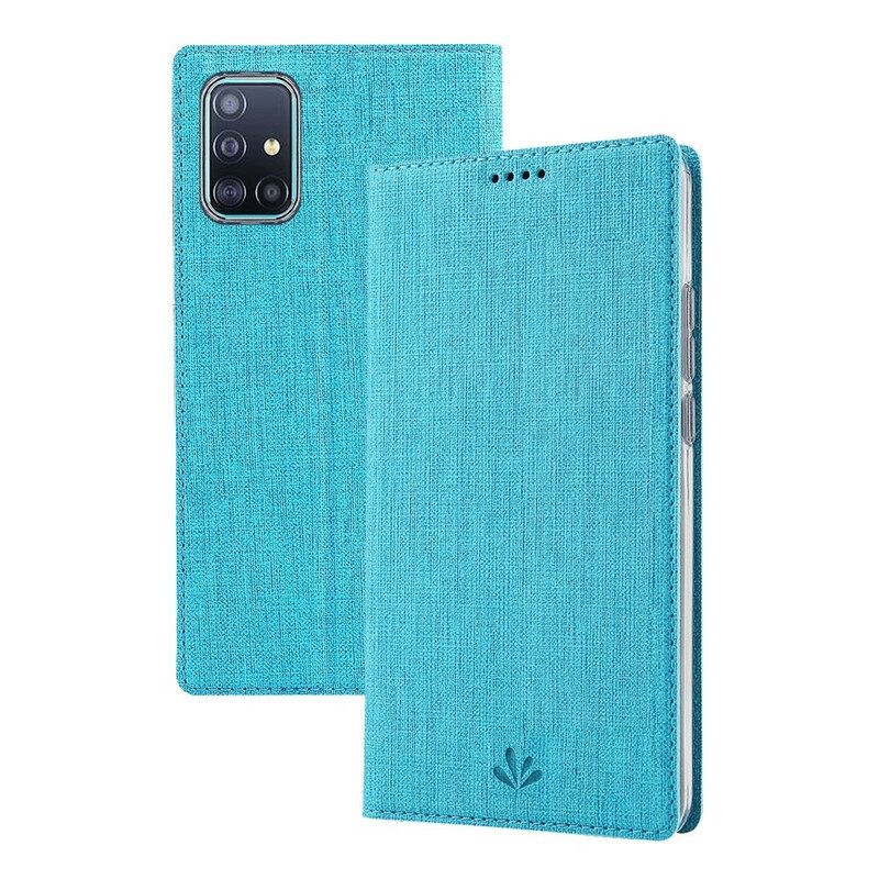 Folio Cover Samsung Galaxy A51 Custodia in pelle Strutturato