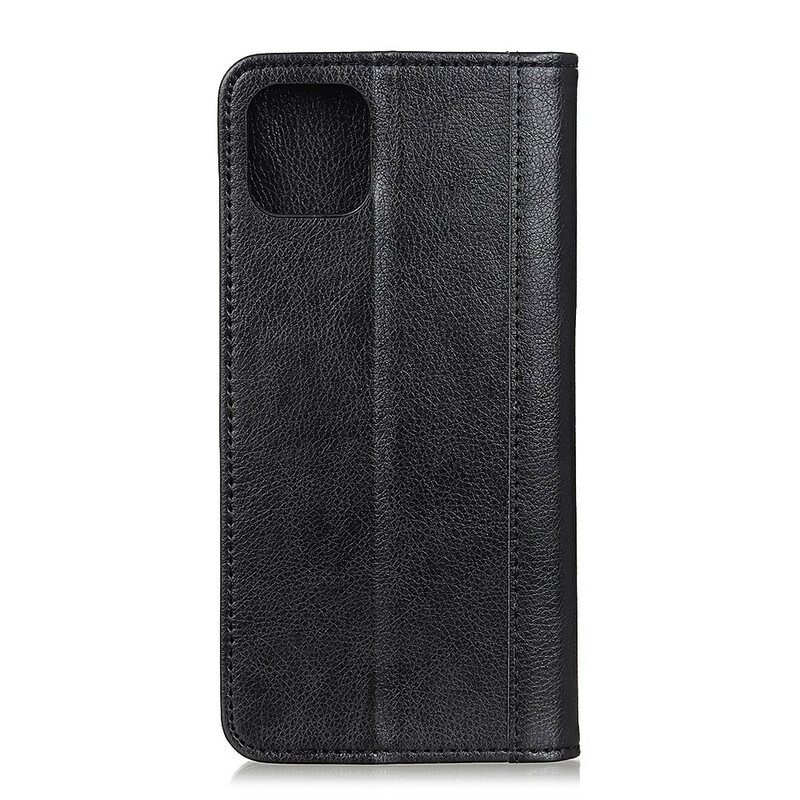 Folio Cover Samsung Galaxy A51 Custodia in pelle Versione Crosta Pelle