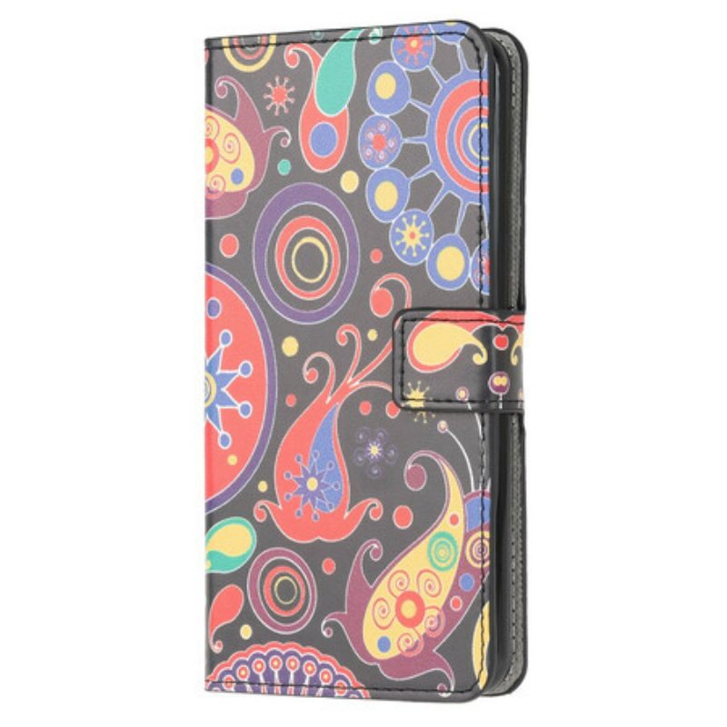 Folio Cover Samsung Galaxy A51 Disegno Della Galassia