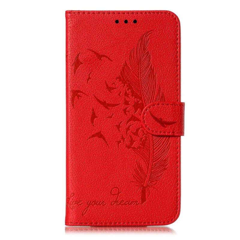 Folio Cover Samsung Galaxy A51 Ecopelle Vivi Il Tuo Sogno