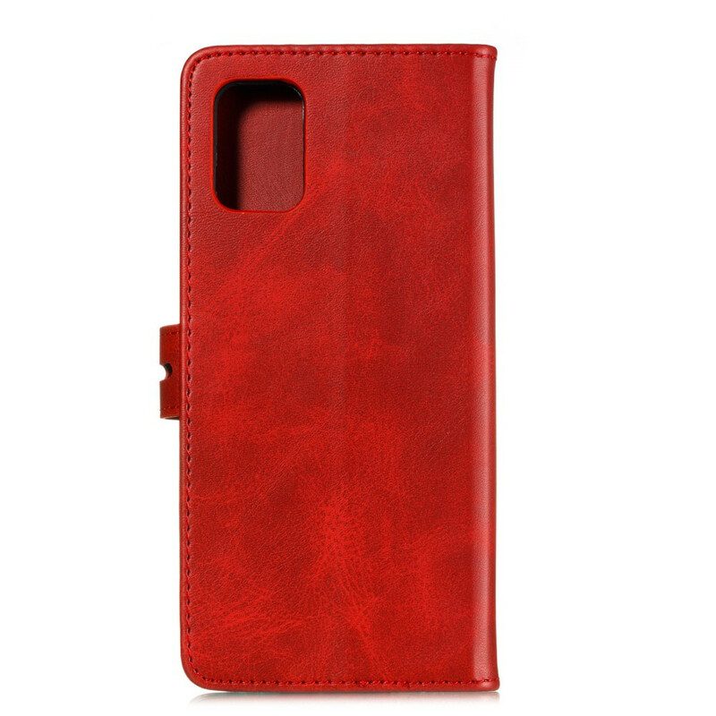 Folio Cover Samsung Galaxy A51 Gattino In Ecopelle