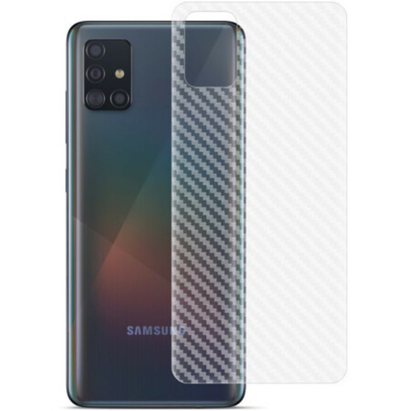 Pellicola Protezione Schiena Per Samsung Galaxy A51 Carbon Style Imak