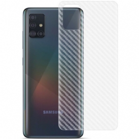 Pellicola Protezione Schiena Per Samsung Galaxy A51 Carbon Style Imak