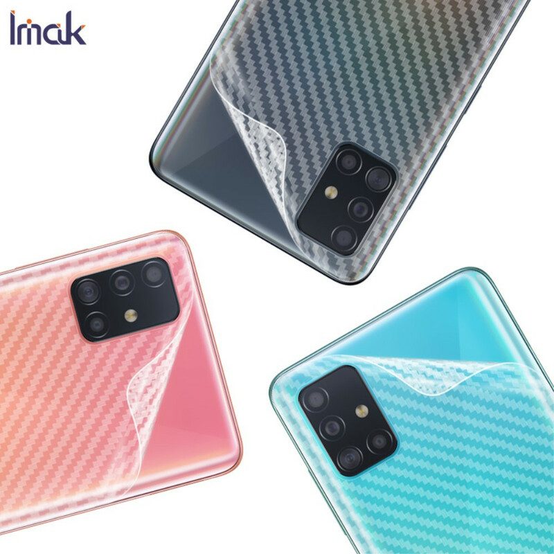 Pellicola Protezione Schiena Per Samsung Galaxy A51 Carbon Style Imak