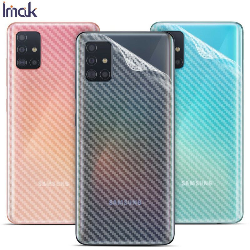 Pellicola Protezione Schiena Per Samsung Galaxy A51 Carbon Style Imak