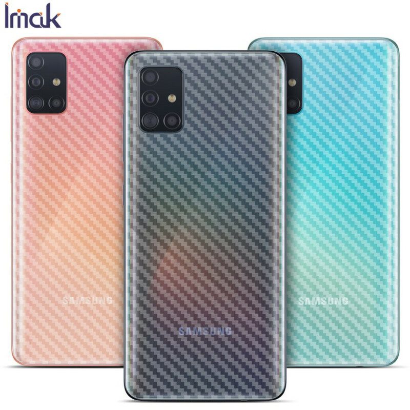 Pellicola Protezione Schiena Per Samsung Galaxy A51 Carbon Style Imak