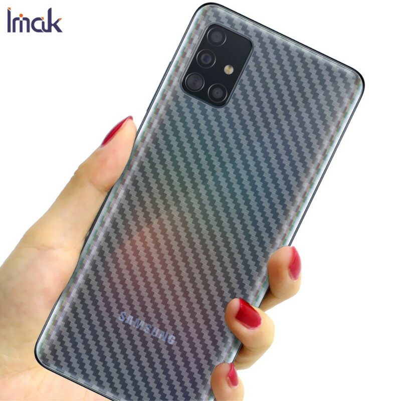 Pellicola Protezione Schiena Per Samsung Galaxy A51 Carbon Style Imak