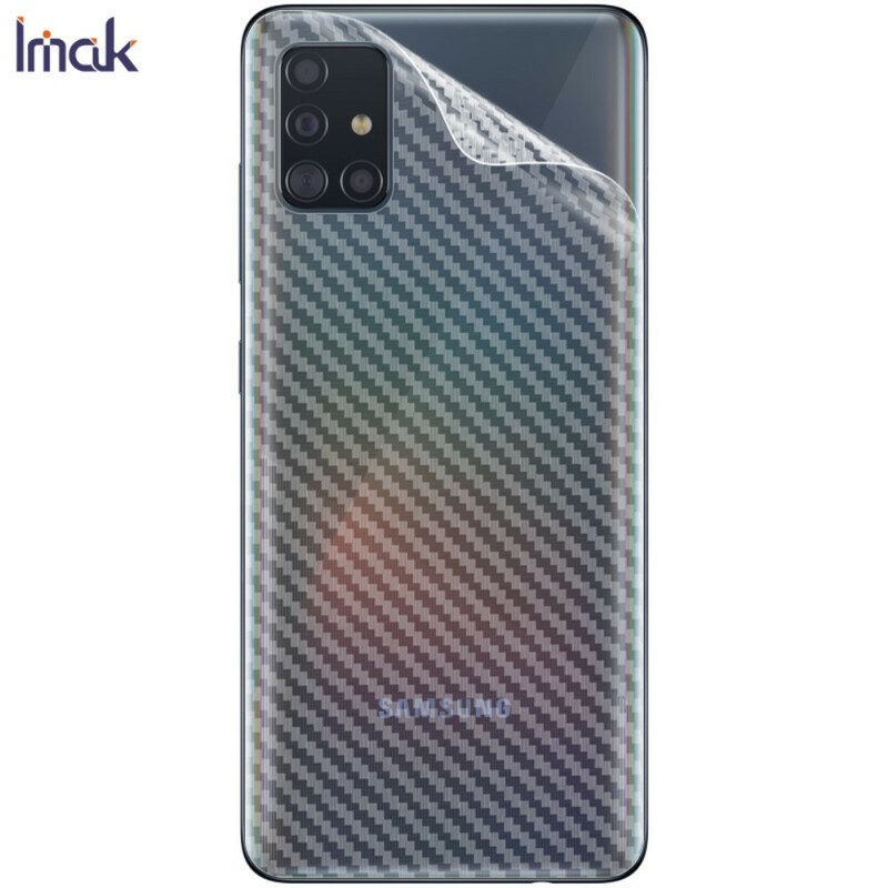 Pellicola Protezione Schiena Per Samsung Galaxy A51 Carbon Style Imak