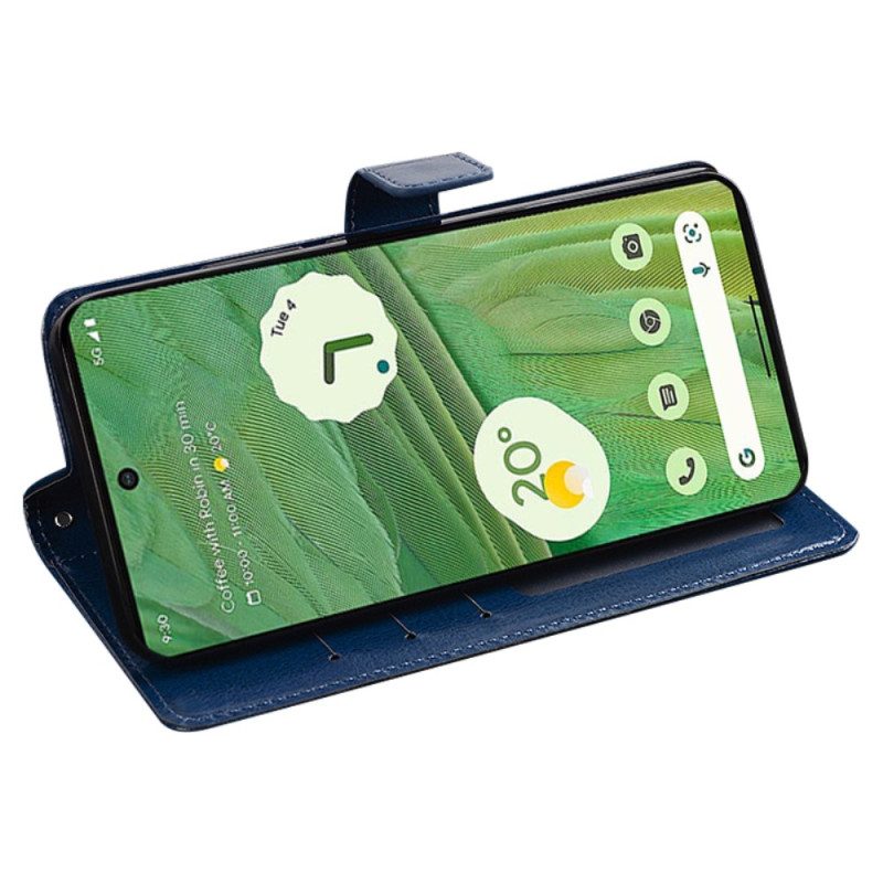 Custodia A Portafoglio Google Pixel 7A Similpelle Idewei