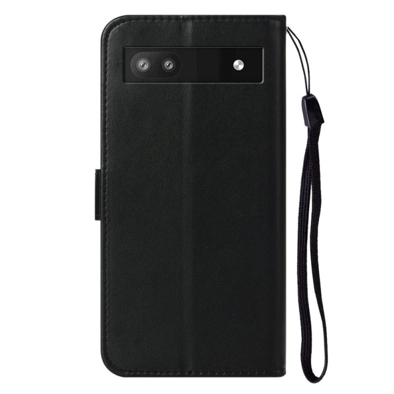 Custodia in pelle Google Pixel 7A Similpelle Con Cinturino