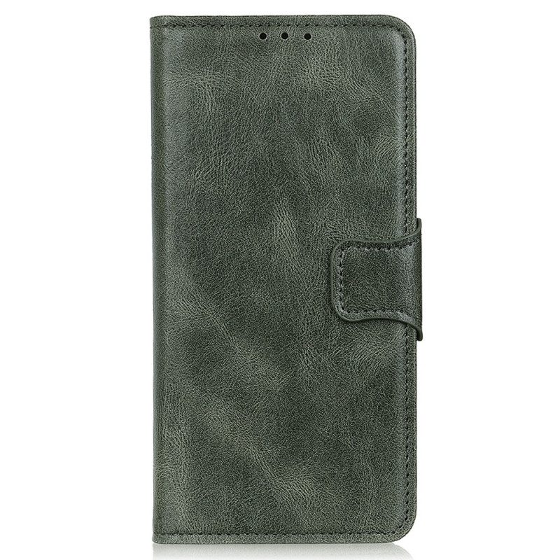 Folio Cover Google Pixel 7A Chiusura In Pelle Stile Reversibile