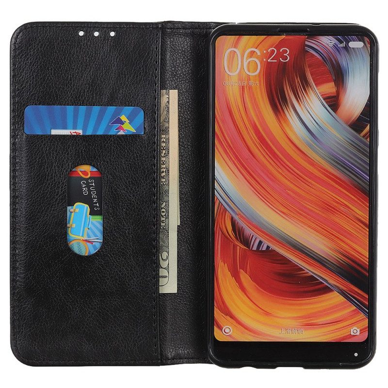 Folio Cover Google Pixel 7A Custodia in pelle Elegante Pelle Crosta