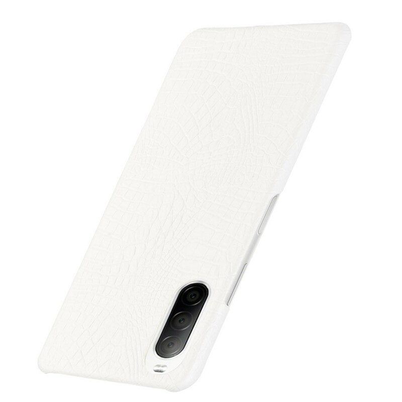 Cover Sony Xperia 10 II Effetto Pelle Di Coccodrillo