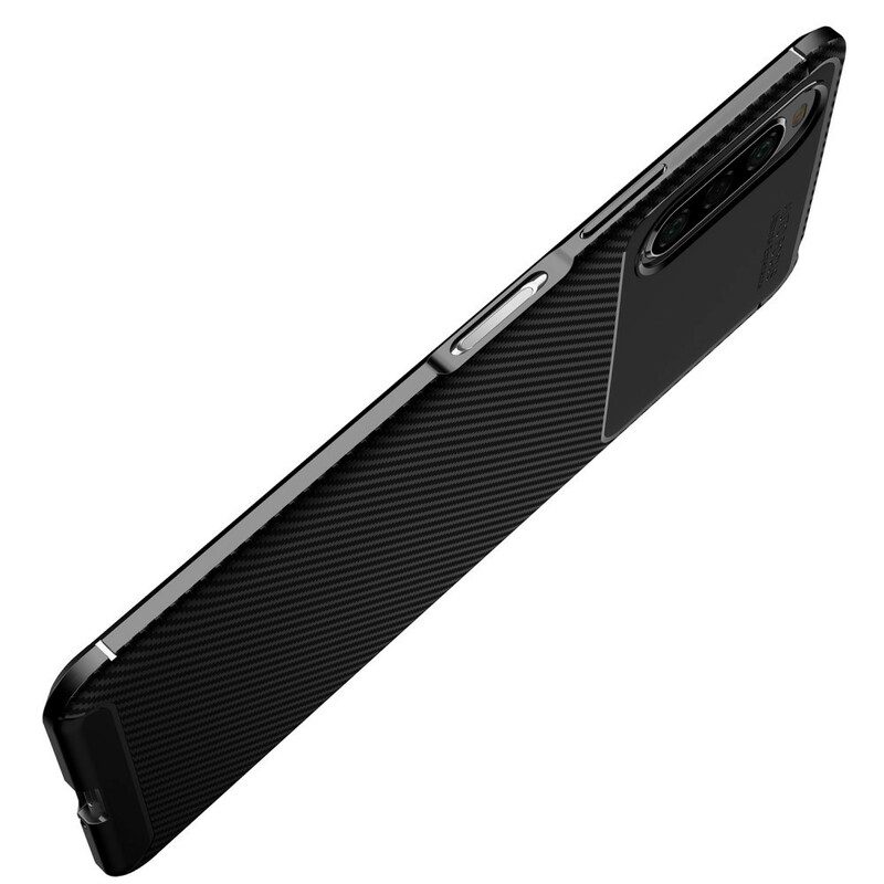 Cover Sony Xperia 10 II Tubo In Fibra Di Carbonio