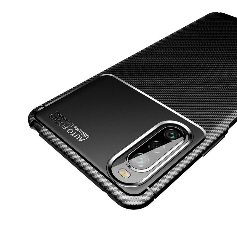 Cover Sony Xperia 10 II Tubo In Fibra Di Carbonio