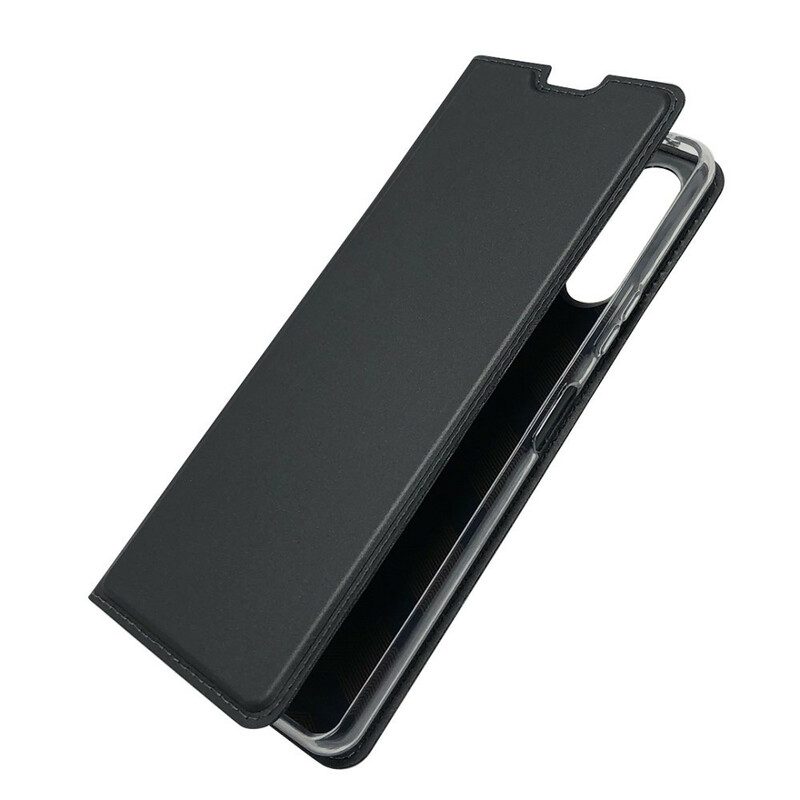 Folio Cover Sony Xperia 10 II Custodia in pelle Chiusura Magnetica