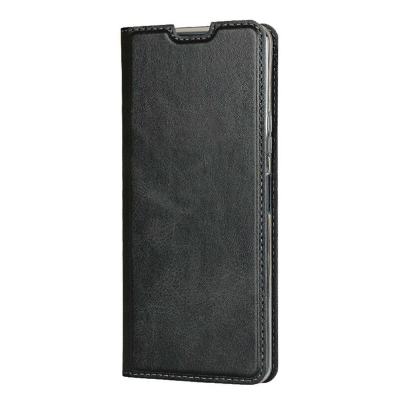 Folio Cover Sony Xperia 10 II Custodia in pelle Ecopelle Con Cinturino