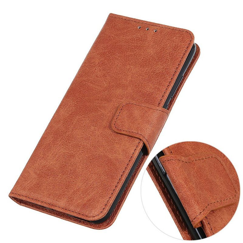 Folio Cover Sony Xperia 10 II Ecopelle Litchi Business